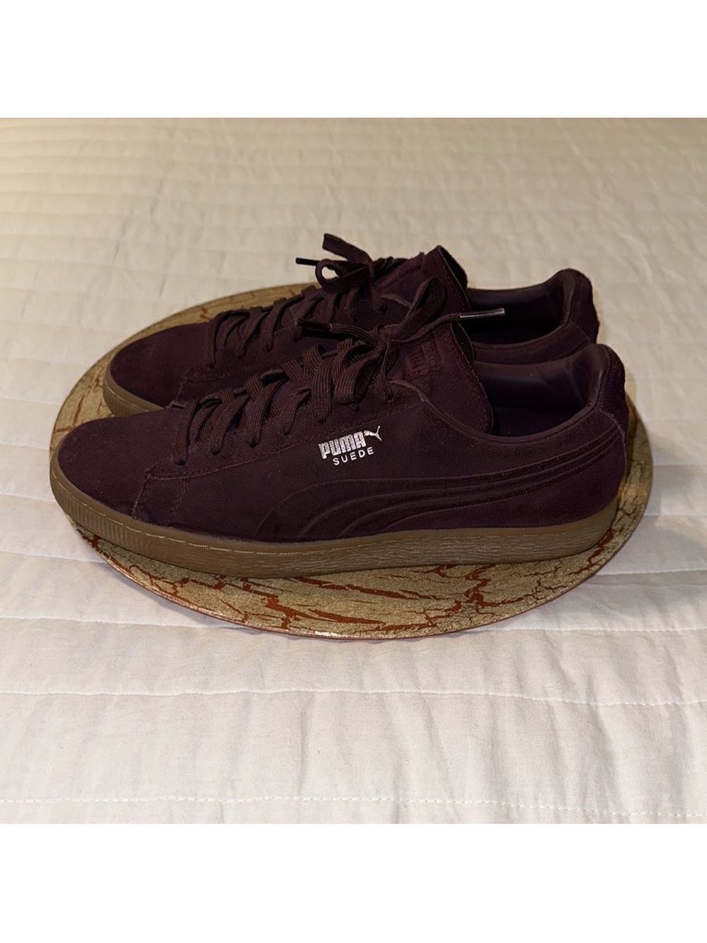 Puma 10 Men’s Classic Burgundy Cabernet Suede XXI Sneakers
